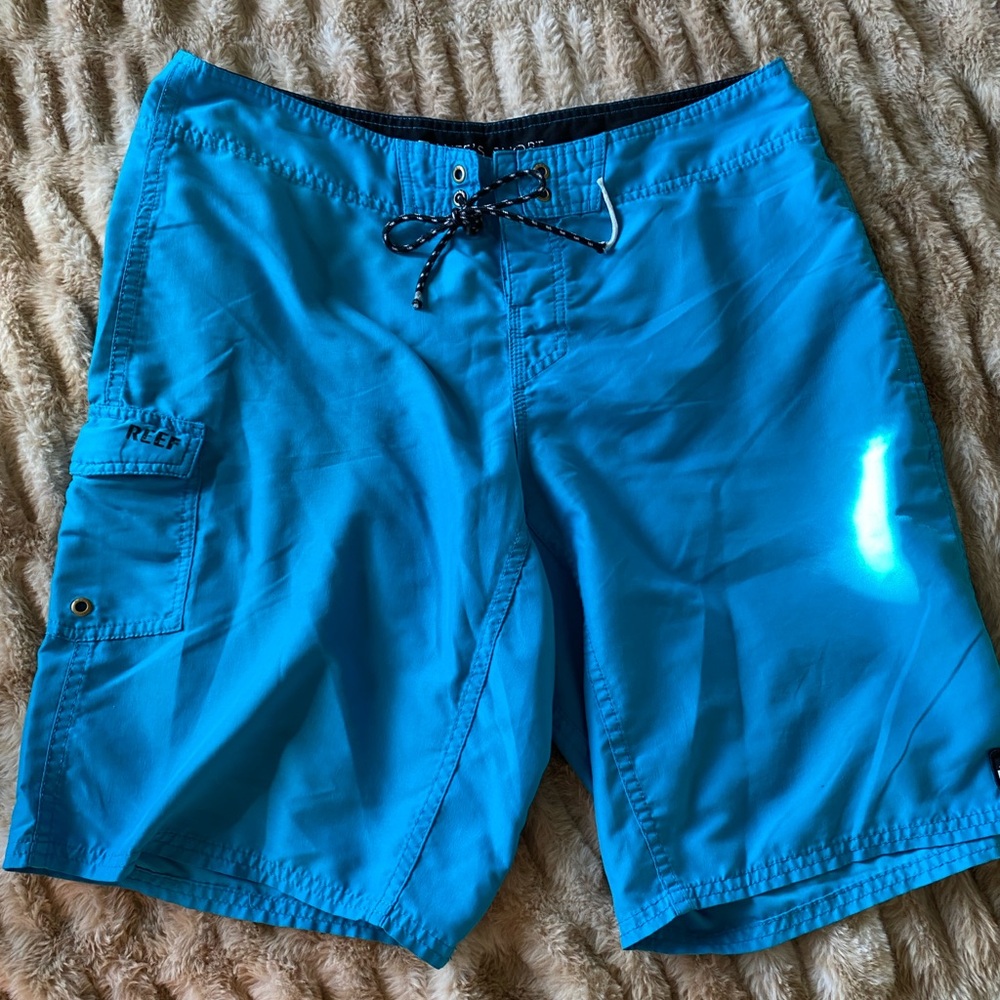 Reef Vibrant Blue Board Shorts